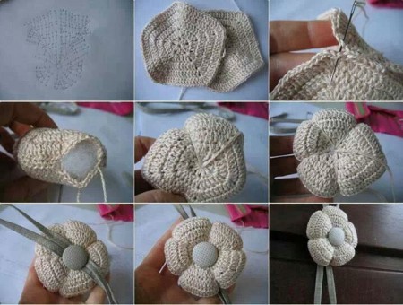 patroon van een decoratie bloem